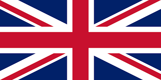 Ikon af det engelske flag, der viser service og priser for laserrens på engelsk.