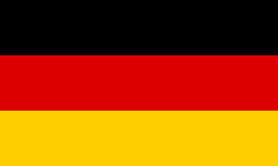 ikon af det tyske flag, der viser service for laserrens i Tyskland.